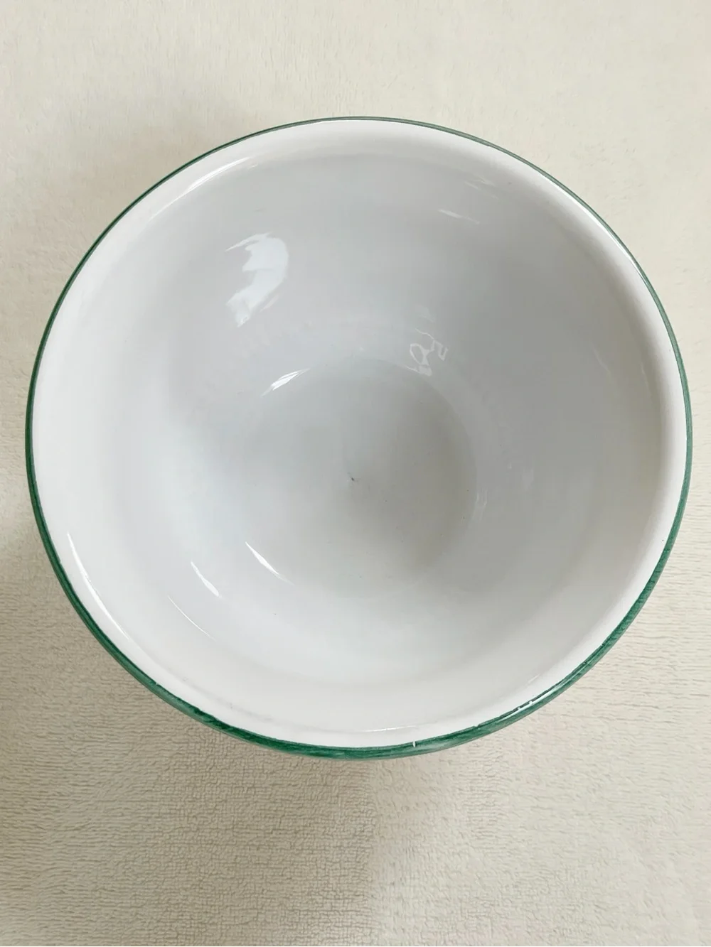Vintage Pottery Barn Italy Hand Painted Tomato Serving Bowl Tuscan Farmhouse